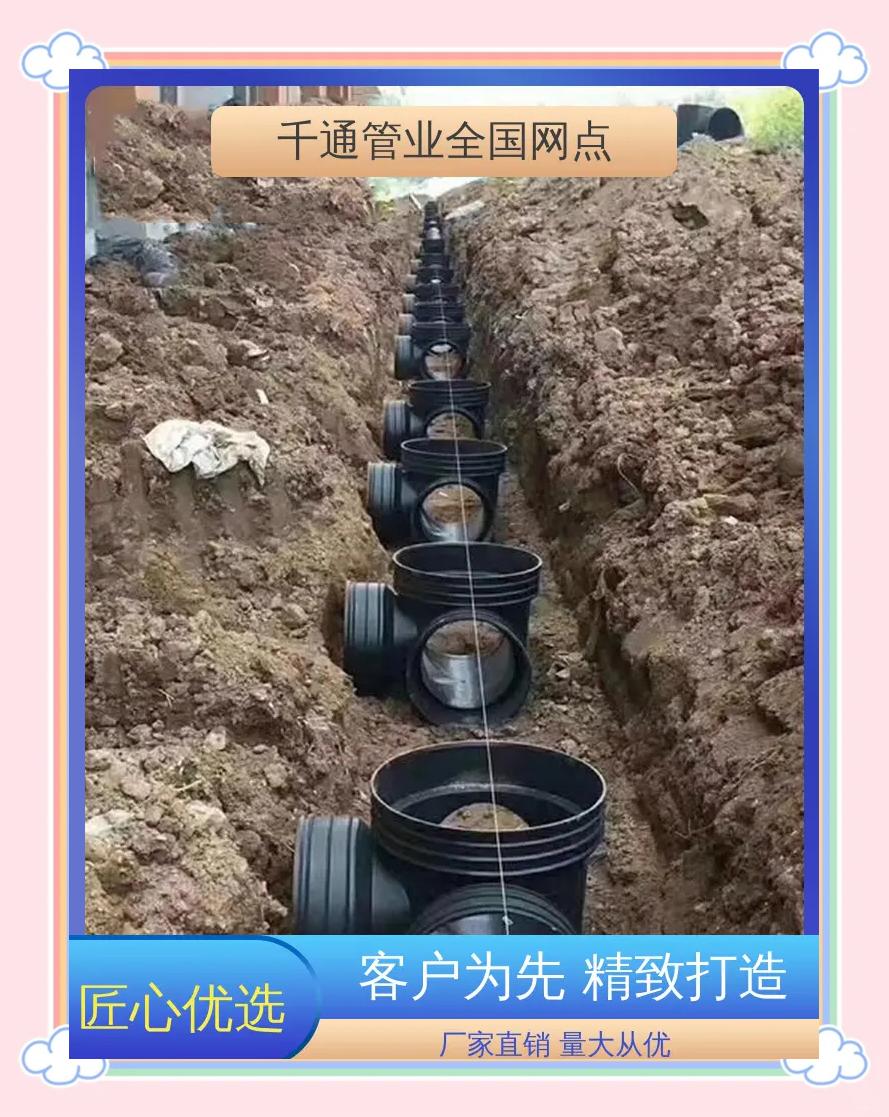 塑料檢查井與塑料管道 城市管道系統(tǒng)的新選擇
